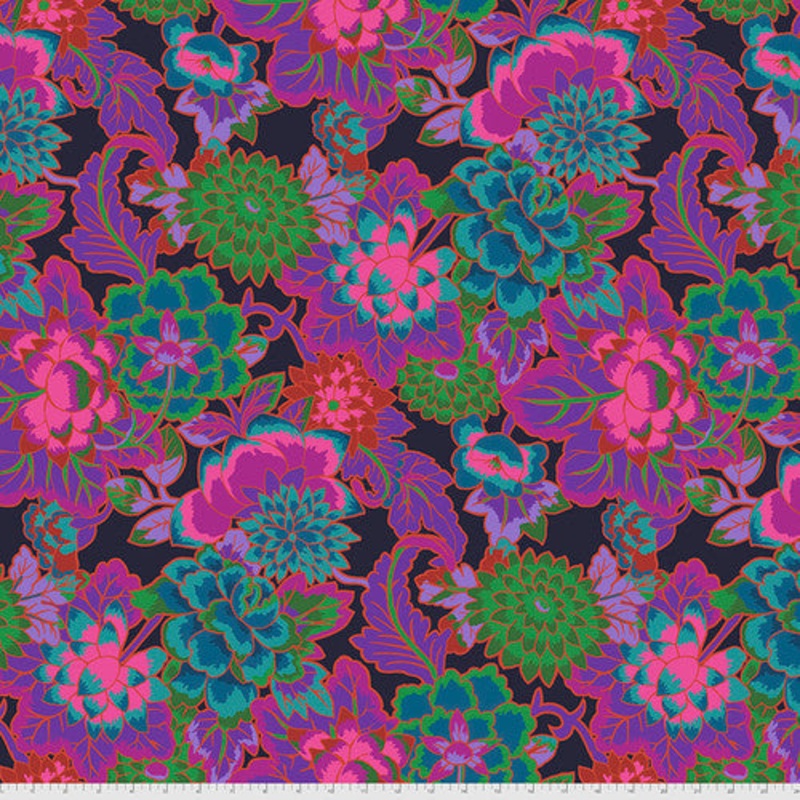 Cloisonne Purple Stash Kaffe Fassett Collective Free Spirit Cotton Fabric