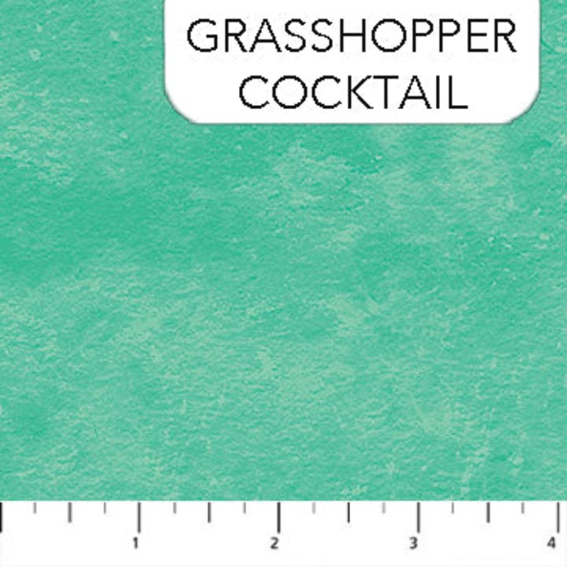 Toscana Texture Grasshopper Cocktail Blue Green Deborah Edwards Northcott Studio Cotton Fabric