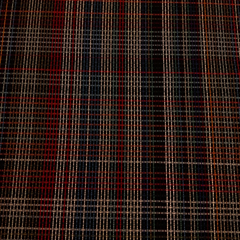 Knoll Plaidtastic Dazzle Black Upholstery Fabric