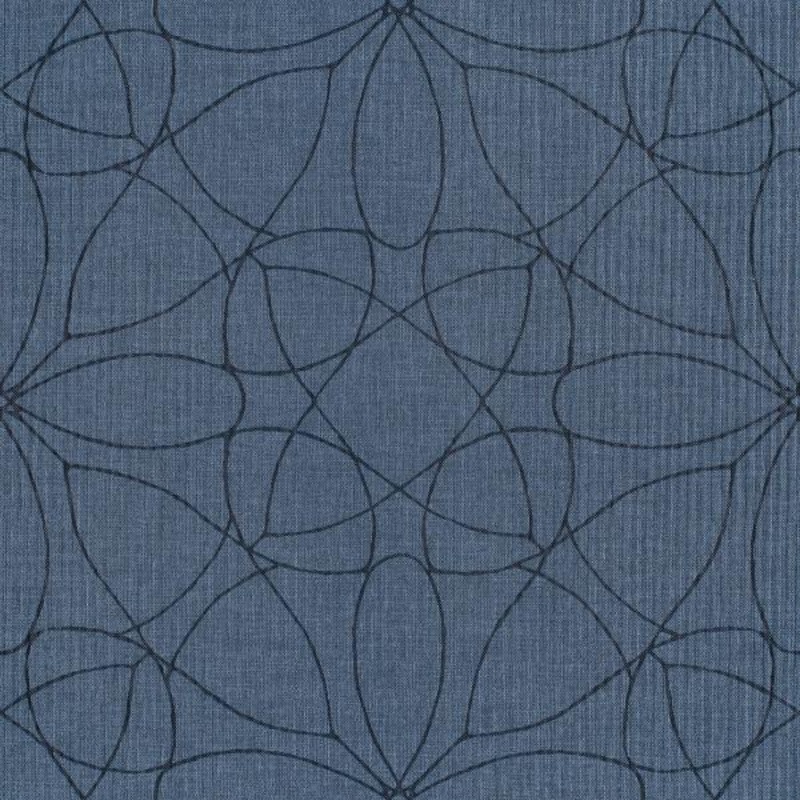 Arc-Com Flora Periwinkle Upholstery Vinyl