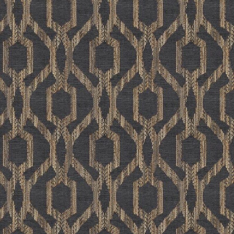 Arc-Com Vanderbilt Charcoal Upholstery Fabric