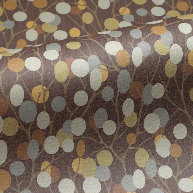 CF Stinson Natural World Walnut Colorful Botanical Brown Upholstery Vinyl