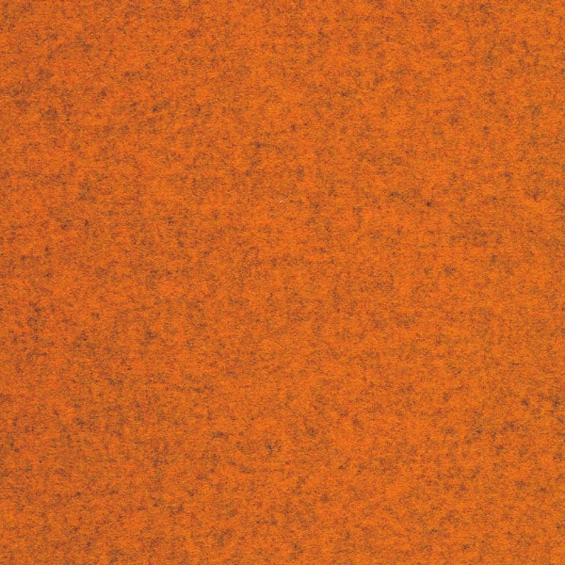 Remnant of Kvadrat Divina Melange 521 Orange Upholstery Fabric