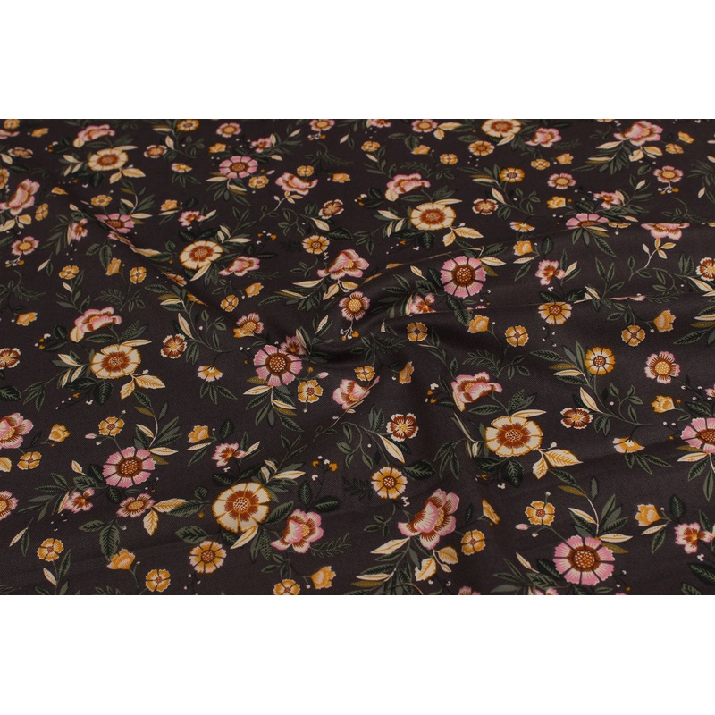 Multicolor Floral Printed Rayon Fabric