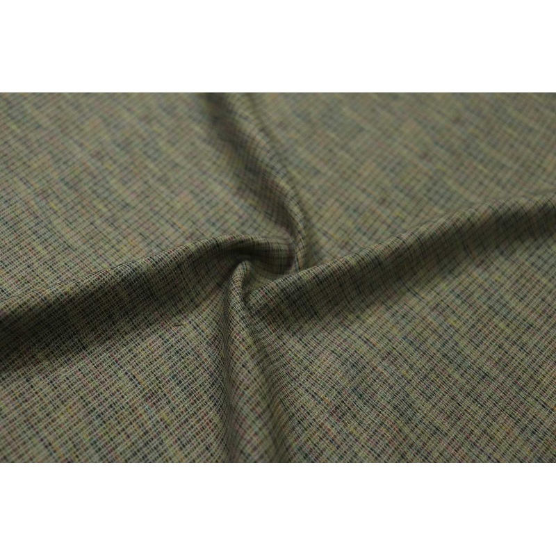Multicolor Plain Printed Rayon Fabric