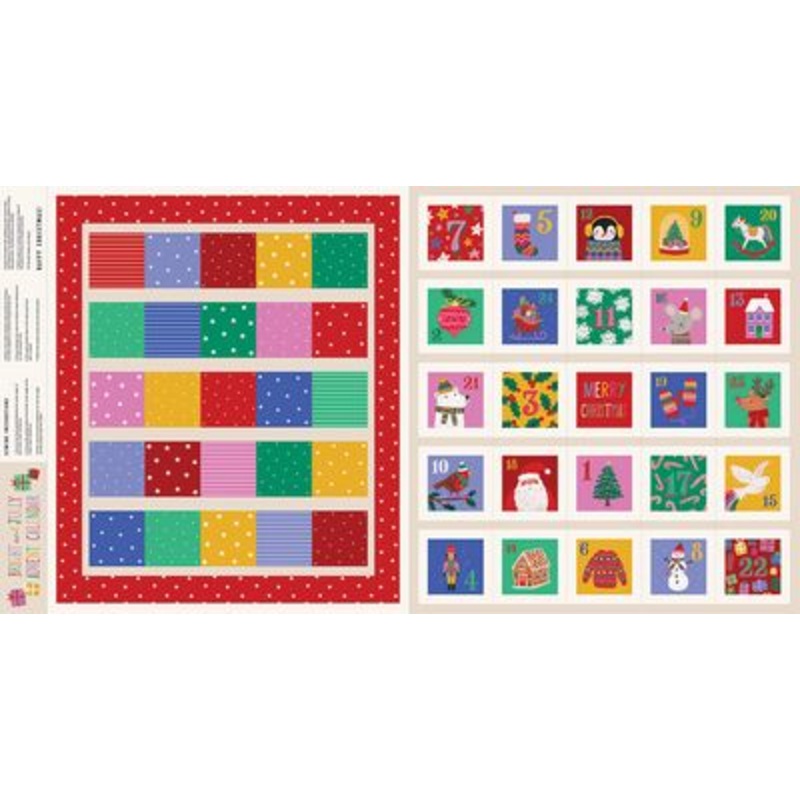 Dashwood Studios - Bright and Jolly Advent Calendar Panel