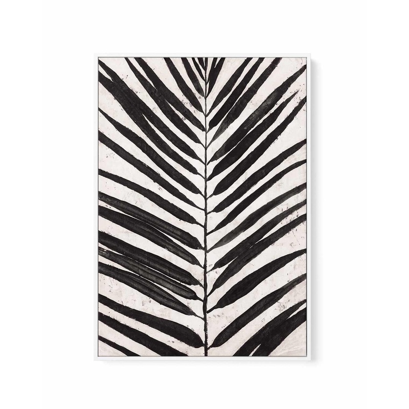 A Frond | Framed Canvas Art Print