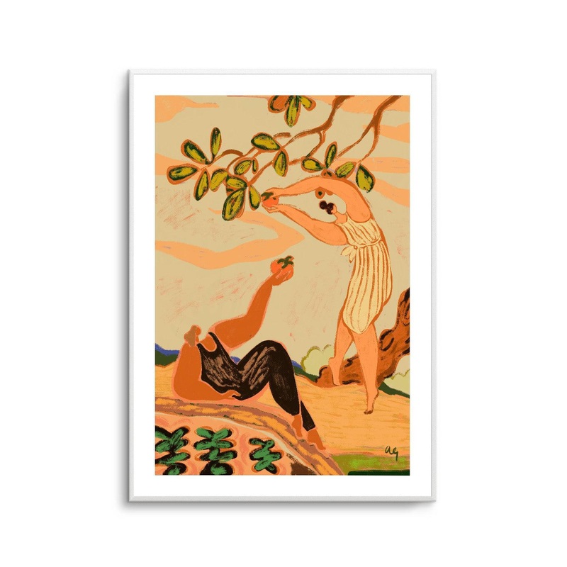 A Pair of Persimmons | Art Print