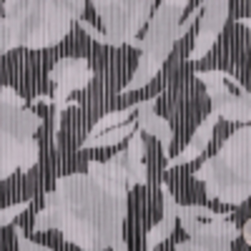 Black & White Floral Cotton Voile