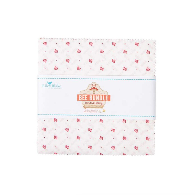 Bee Bundle Limited Addition Backgrounds by Lori Holt - 5 Inch Stacker