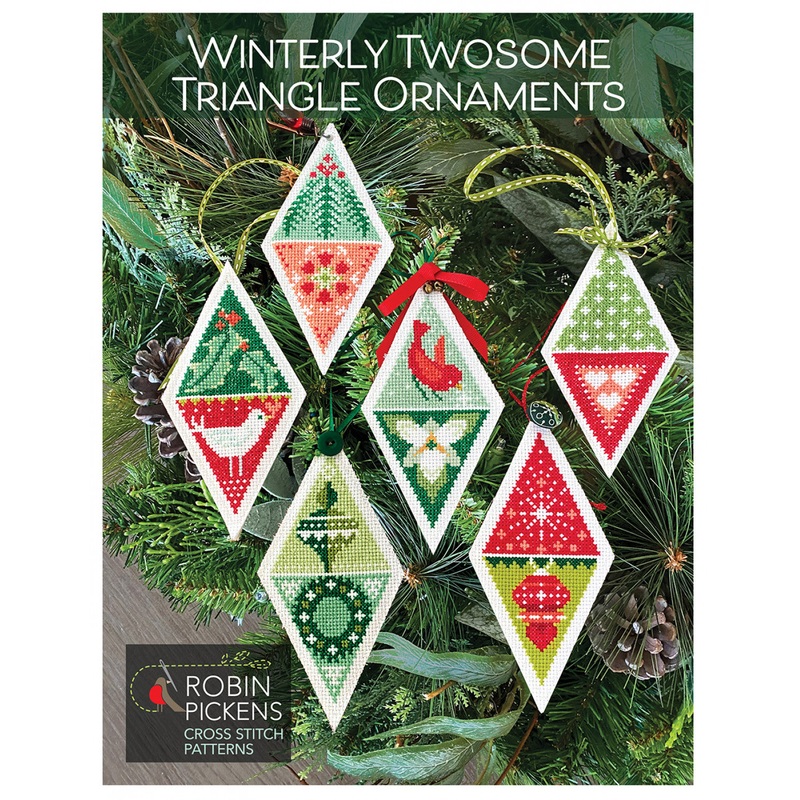 Winterly Twosome Triangle Ornaments # RPCSP-WTTO411 - Special Order