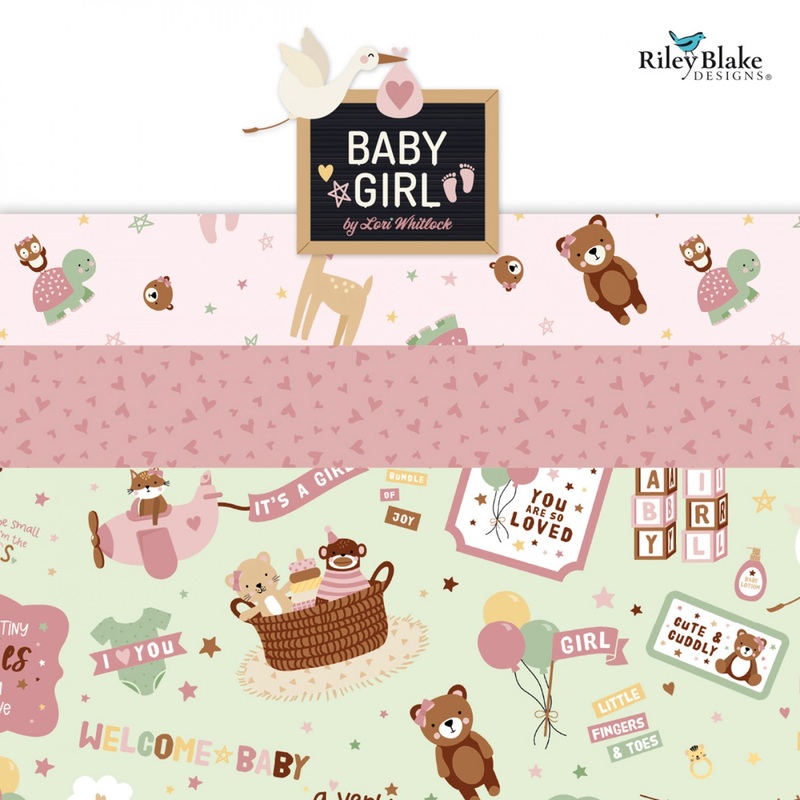 Baby Girl by Lori Whitlock - 2.5" Strips - Special Order (Estimated Arrival - October 2025)