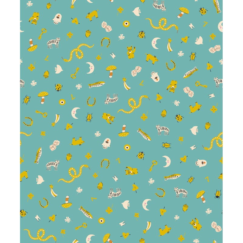 Ooh Lucky Lucky by Alexia Marcelle Abegg : Good Luck Turquoise RS4113 14