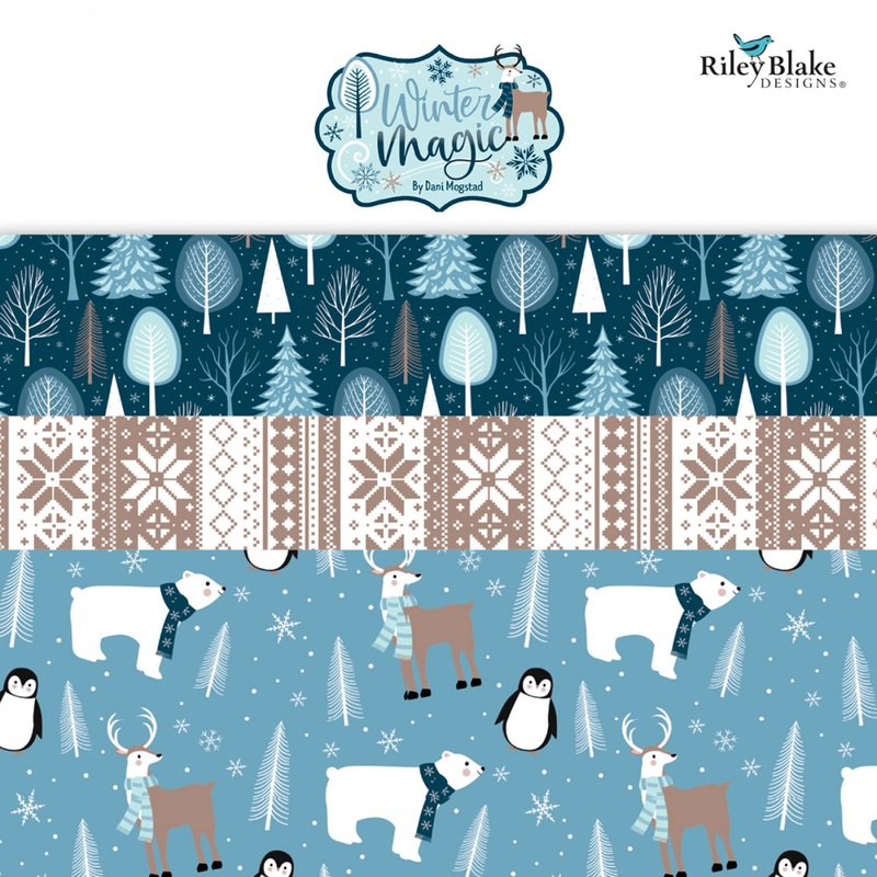 Winter Magic by Dani Mogstad - 2.5" Strips - Special Order (Estimated Arrival - August 2025)