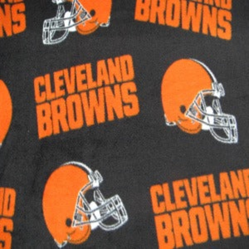 60" Fleece 100% Polyester Cleveland Browns 36736D