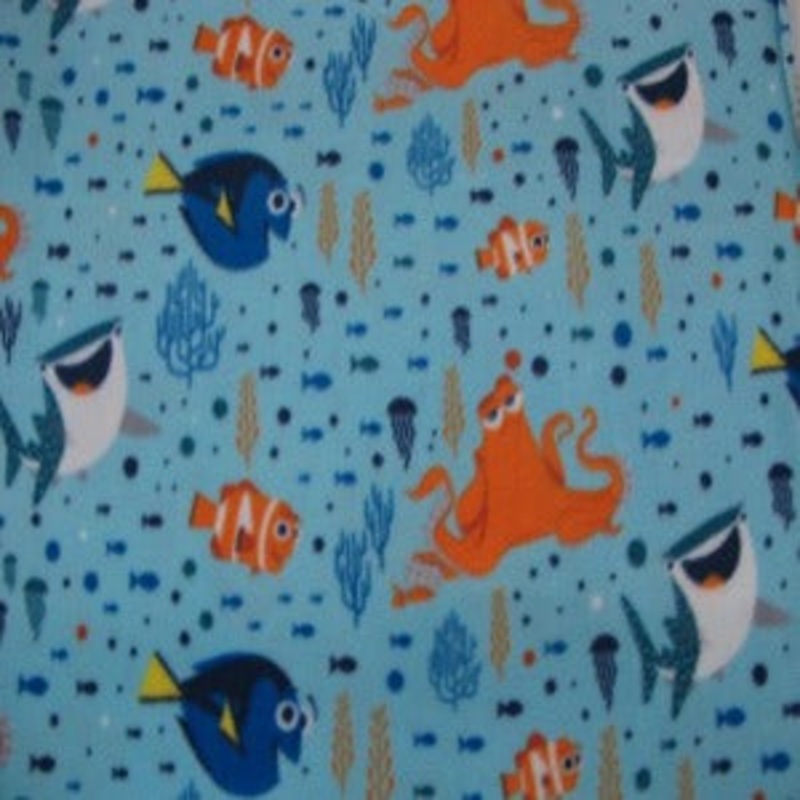 60" Fleece 100% Polyester Finding Dory #85170102A