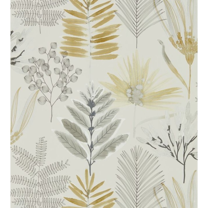 Yasuni Wallpaper - Ochre/Linen - HZAP111762 - Harlequin