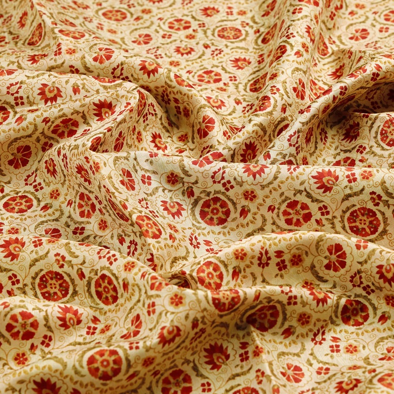 Dola Silk Printed Fabric