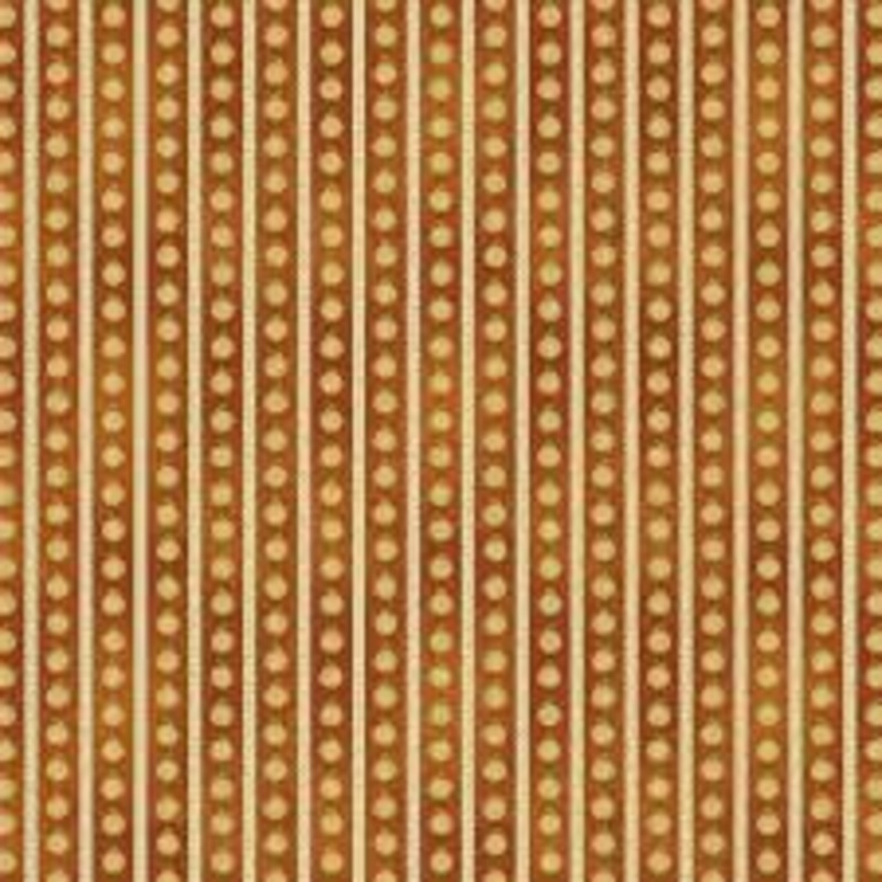 Benartex A Wooly Autumn Pumpkin Stripe Spice Orange 13059-88