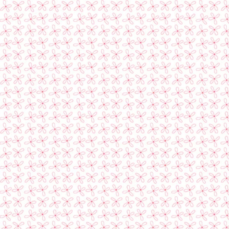 Benartex At Home Loopy Daisy Light Pink 09486-01