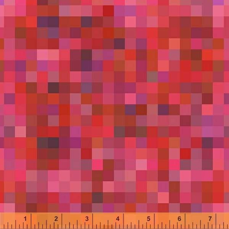 Windham Fabrics Pixel Pixel Play R For Red 53196D-7