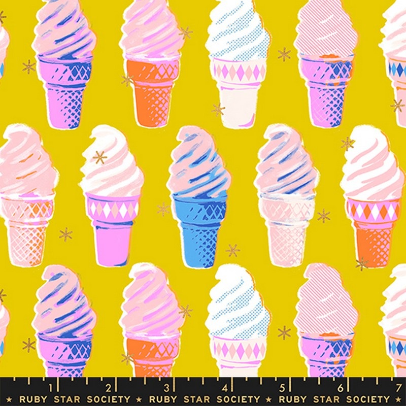 Best Day Ever - Ice Cream in Golden METALLIC - Melody Miller - Ruby Star Society