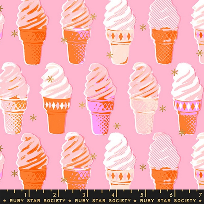 Best Day Ever - Ice Cream in Posy METALLIC - Melody Miller - Ruby Star Society