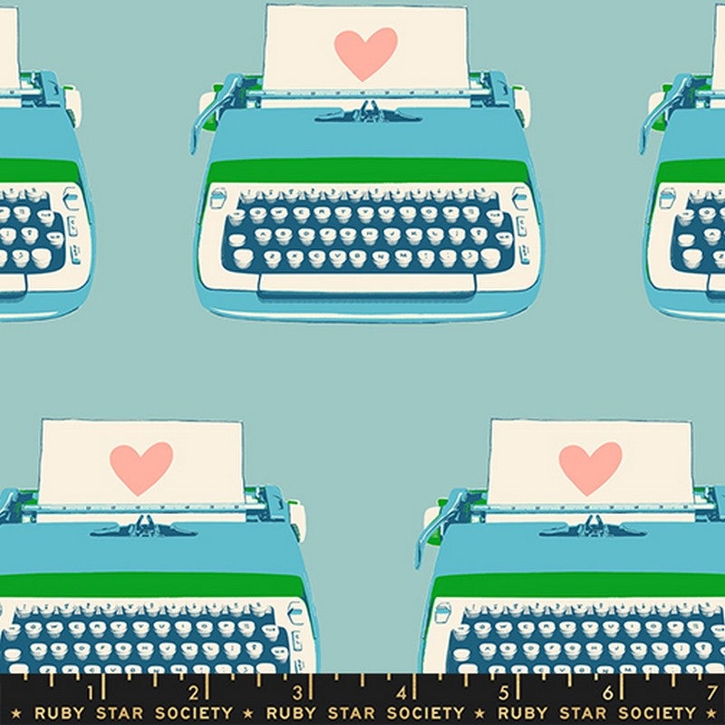 Best Day Ever - Typewriters in Turquoise - Melody Miller - Ruby Star Society