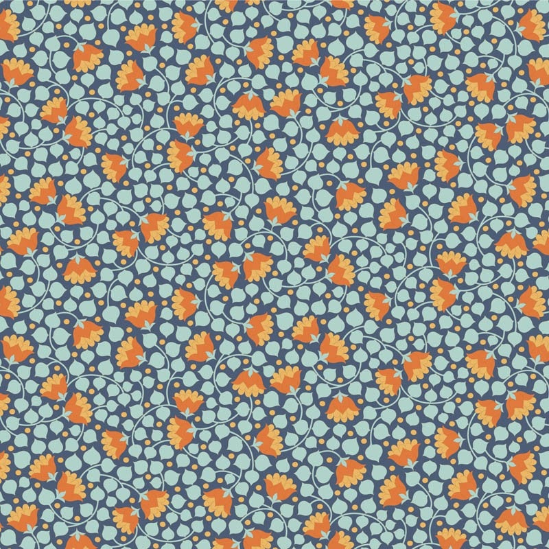 Wallflower BLENDER - Bellflower in Prussian - Tilda