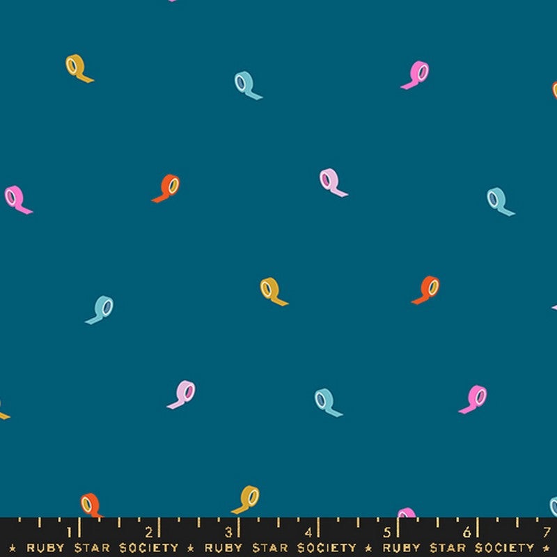 Washi Plus - Roll With It in Teal - Rashida Colman-Hale - Ruby Star Society