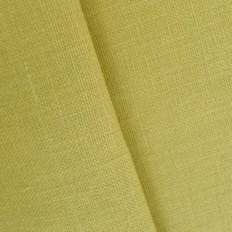 Antique Green Linen Canvas Fabric