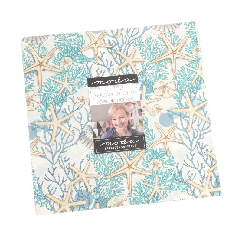 Serena Shores Quilt Fabric - Layer Cake - set of 42 10" Squares - 48770LC