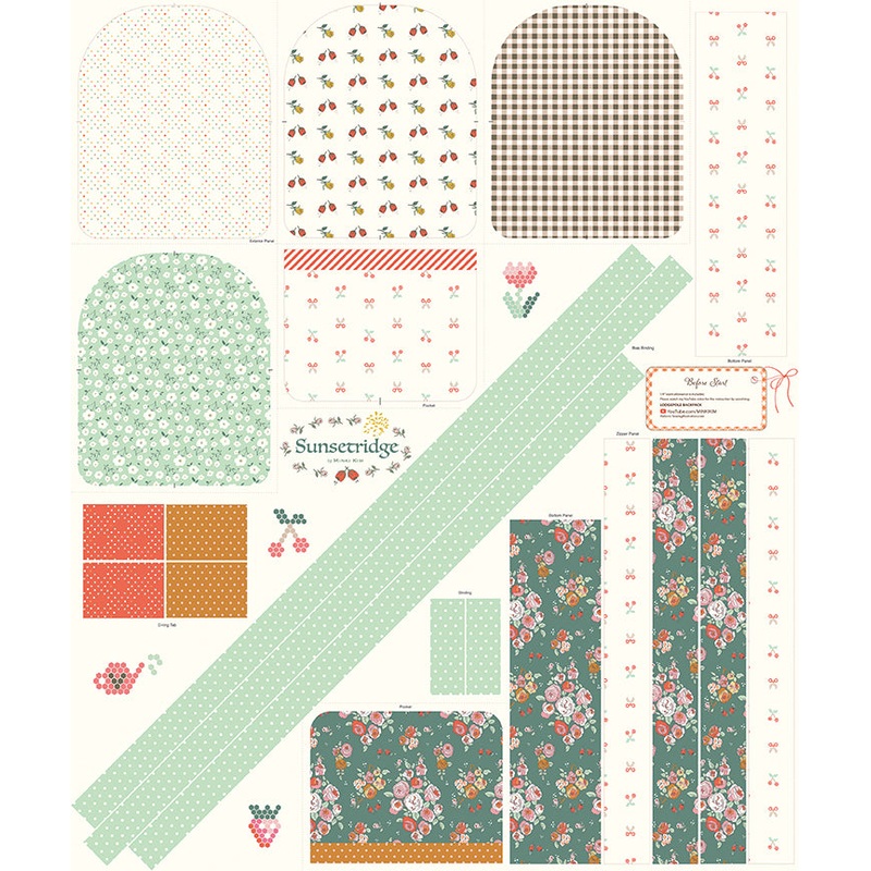 P389 - Sunsetridge Quilt Fabric - Backpack Panel - P15739-PANEL - SOLD AS A 36" PANEL