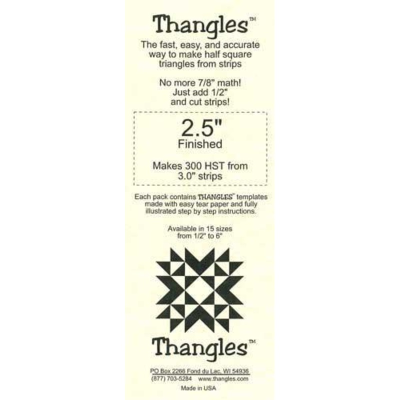 THNG Thangles Template 2.5" Finished - 02.50