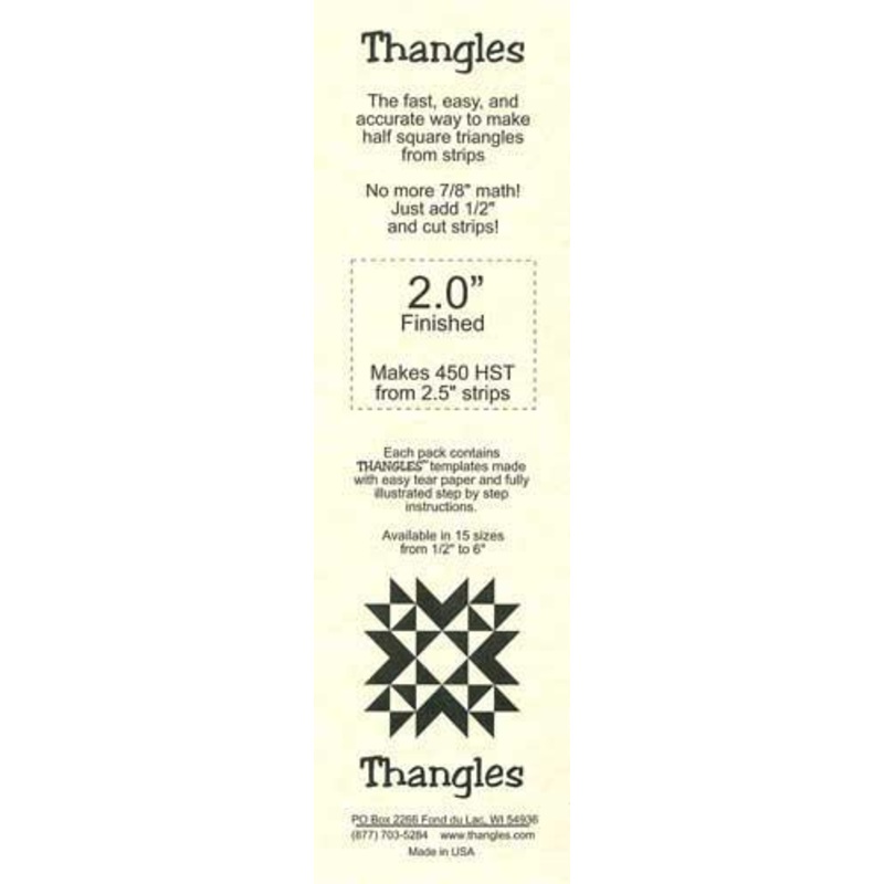 THNG Thangles Template 2" Finished - 02.00