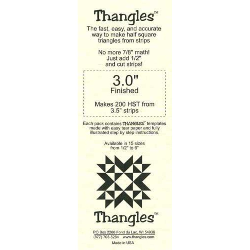 THNG Thangles Template 3" Finished - 03.00