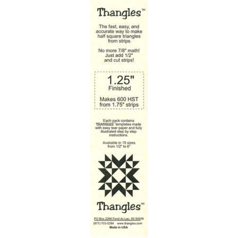 THNG Thangles Templates 1.25" Finished - 01.25