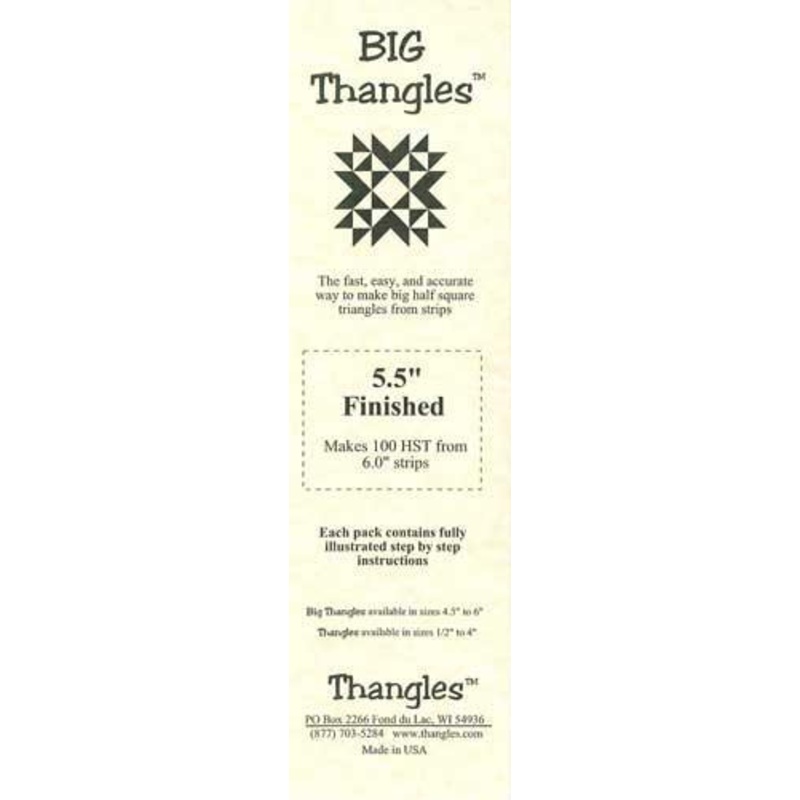 THNG Big Thangles Template 5.5" Finished - 05.50