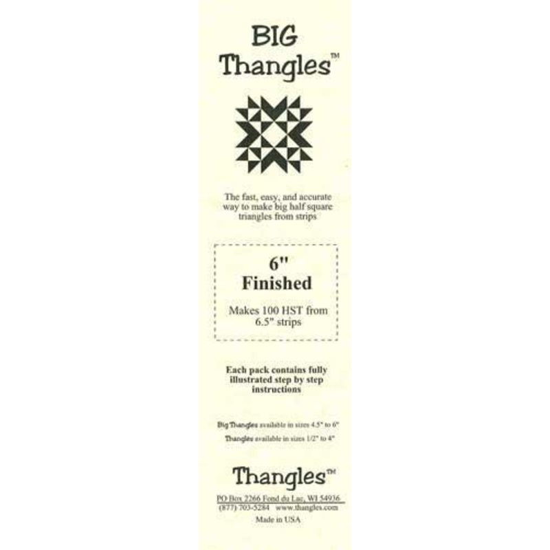 THNG Big Thangles Template 6" Finished - 06.00