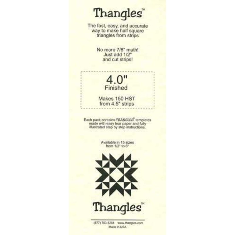 THNG Thangles Template 4" Finished - 04.00