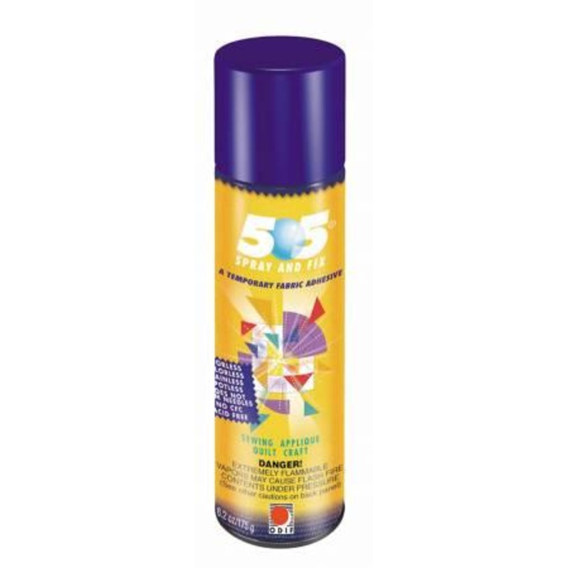 CHK 505 Spray & Fix Temporary Repositionable Fabric Adhesive 6.22oz - 43333