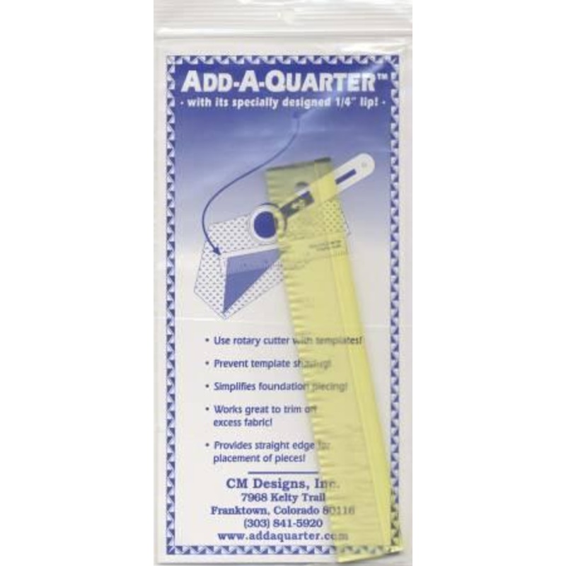CHK Add A-Quarter Ruler 1" x 6" - CM6
