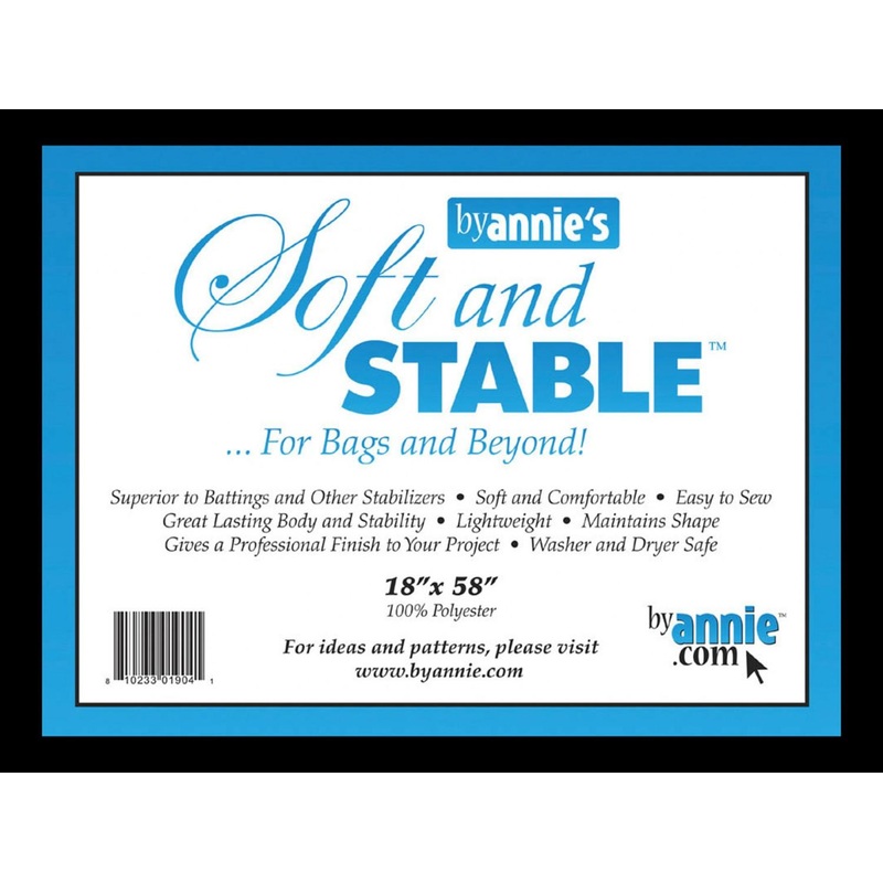 CHK Annie's Soft & Stable Black - PBASS1018 - Pellon and Fusibles
