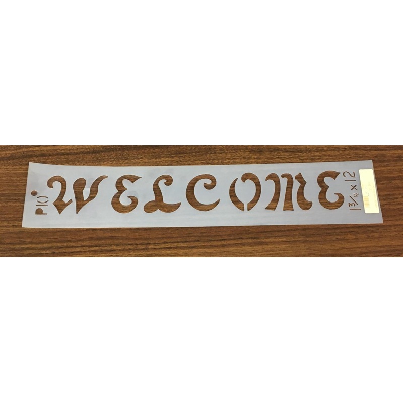 QCI Welcome Stencil - P10