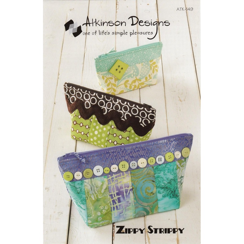 Zippy Strippy Bag Pattern - ATK-149
