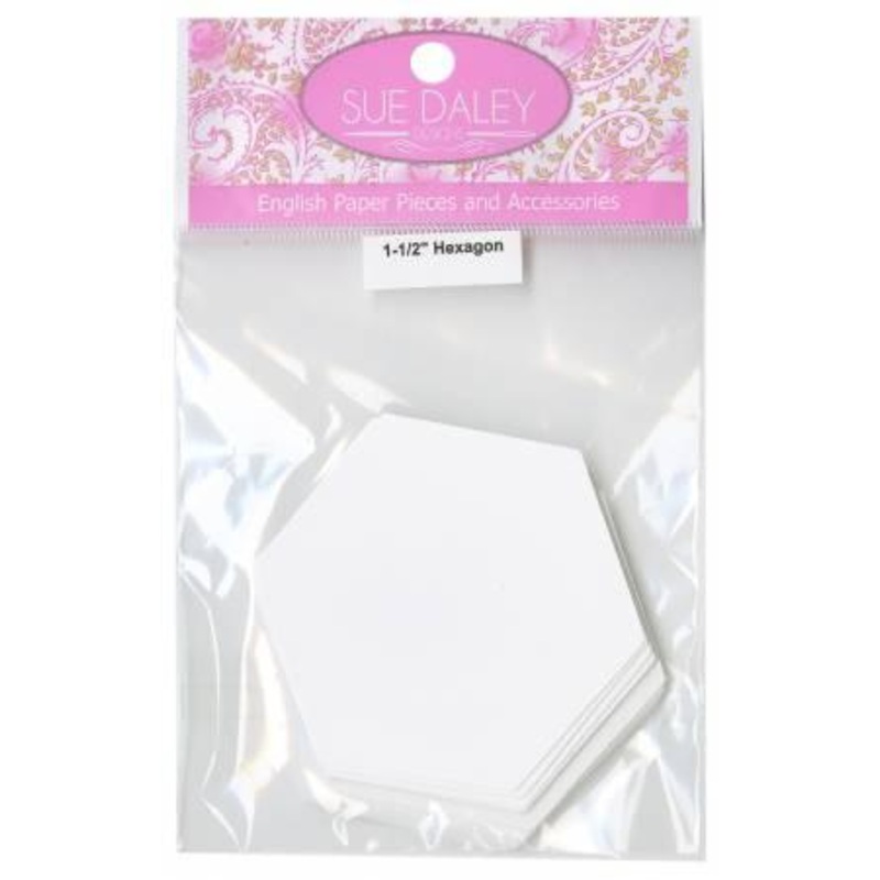 CHK 1-1/2in Hexagon Papers (100 pieces per bag) - HEX112