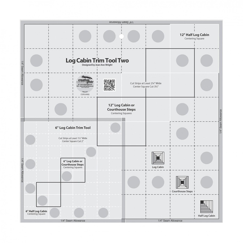 CHK Creative Grids Log Cabin Trim Tool Two - CGRJAW2
