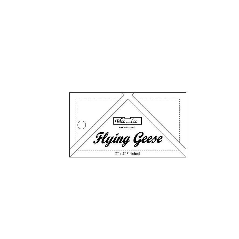 Bloc Loc Flying Geese Ruler 2 x 4 Inch - FG-2x4
