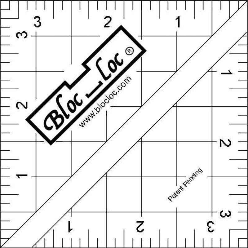 Bloc Loc Half Square Triangle Ruler 3.5 Inch - HST-3.5