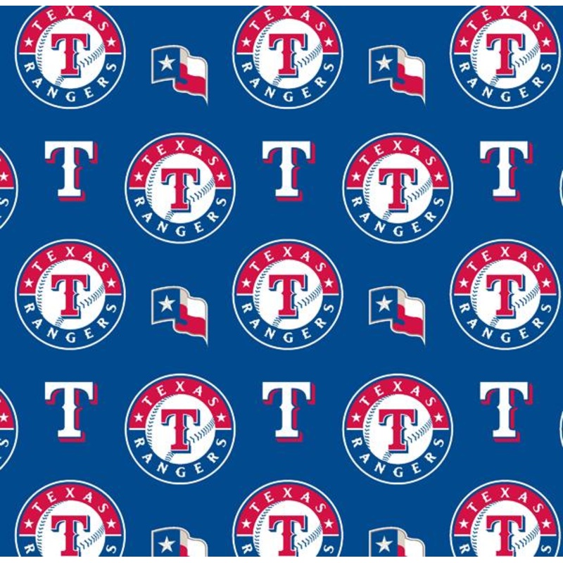 FT MLB Texas Rangers Sports Team 54" 6657-B - Cotton Fabric